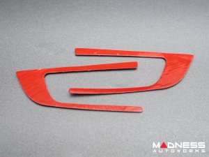 Alfa Romeo Stelvio Steering Wheel Trim Kit - Carbon Fiber - Flexible / Self Adhesive Alfa Romeo Stelvio Steering Wheel Trim Kit - Carbon Fiber - Flexible / Self Adhesive